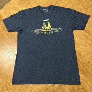 Orvis Men's Navy Graphic Tee